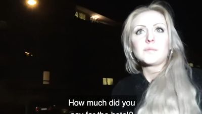 Public Agent Perfect Boobs get Covered in Jizz