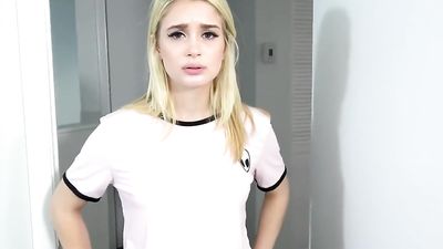Hot Petite Blonde Teen With Braces Fucks her Roommate