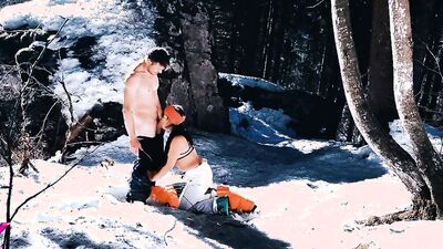 I get Screwed by my Husband in the Mountains in the Middle of the Ski Slope