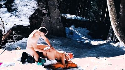 I get Screwed by my Husband in the Mountains in the Middle of the Ski Slope