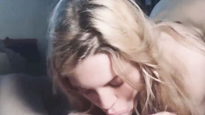 POV big ass blonde is bouncing on the hard schlong after a blowjob
