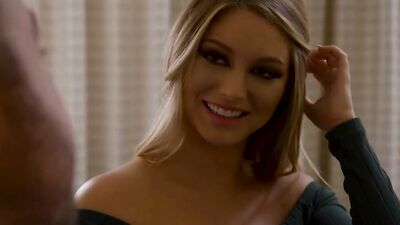 Curvaceous blonde has a couple of trembling orgasms during hard cunny ramming
