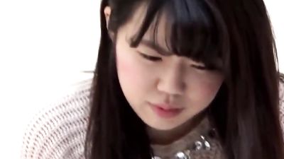 Japanese babe pees through panties