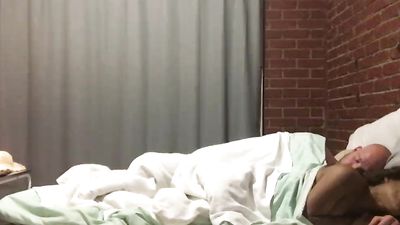 Sia and Big Sexy in Bed - Side View