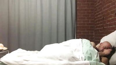 Sia and Big Sexy in Bed - Side View