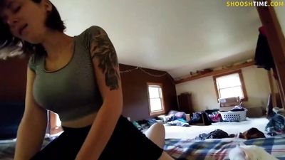 Petite Big Boob Girlfriend getting Pounded by Boyfriend