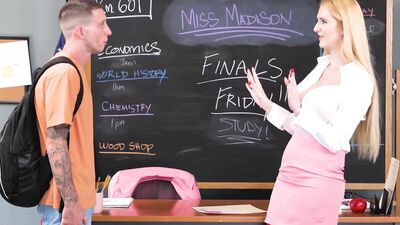 I fucked my nice big tits professor again