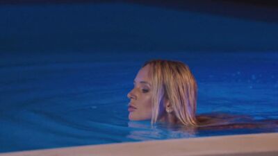 Stunning blonde seduces her best female friend's new boyfriend and fucks him outdoors