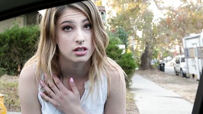 Teen babe gets picked up from the street and has multiple orgasms while being fucked