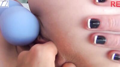 Jessica Ryan and another hot babe are sharing a sex toy