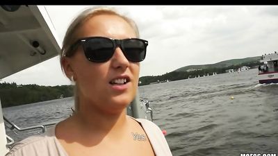 Public Pickups - HOT Czech babe is paid cash for public BJ