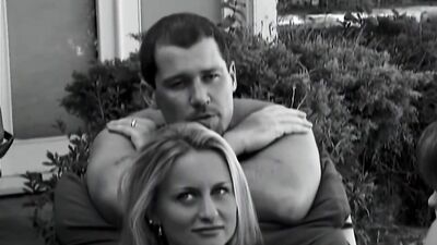 Kinky blonde double penetrated balls deep in an outdoor gangbang