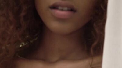 Ebony girl Brixley Benz is playing with a Hitachi before having sex