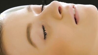 Petite blonde chick is licked and fucked by a hung stepdaddy
