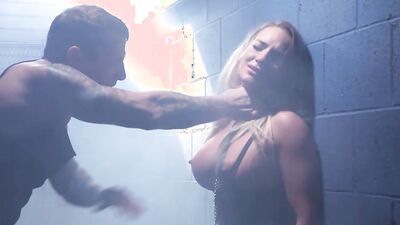 Lovely girl Cali Carter is brutally fucked by a horny stallion