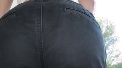 Nikki Next flirts with the camera while sucking a big cock