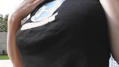 Kate Jones cock-teases on the camera and gets ass-fucked