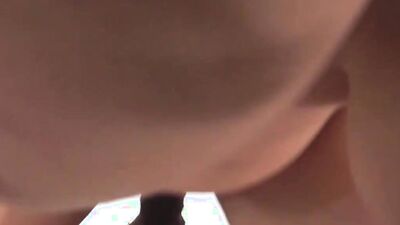 Charming brunette Viktoria sucks that long cock and gets impaled on it