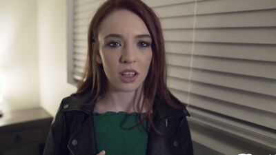 Sweet girl blows her gifted stepbrother and takes his cock to the balls