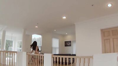 Mr. Pete spanks bubble butt girl Sabrina Banks while fucking her