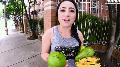 Francis Restrepo shows her bubble butt in this POV casting interview