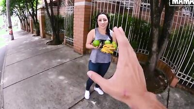 Francis Restrepo shows her bubble butt in this POV casting interview