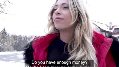 Public Agent French Babe Jennifer Amilton Fucks a Guy in his Office