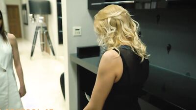 Francys Belle blows in POV video and gets fucked in the ass
