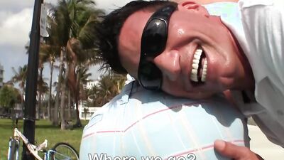 Latina hottie Violet Vasquez fucks with a guy she just met