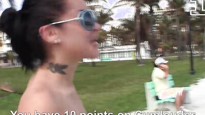 Latina hottie Violet Vasquez fucks with a guy she just met