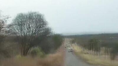 Black girl bends over that car to take a cock outside