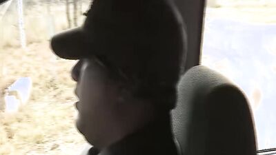 Black girl bends over that car to take a cock outside