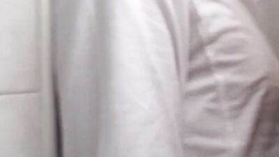 Horny lad squeezes nerdy girl's titties while she rides his cock