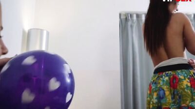 Tina Kay and her gorgeous girlfriend in a lesbian sex video