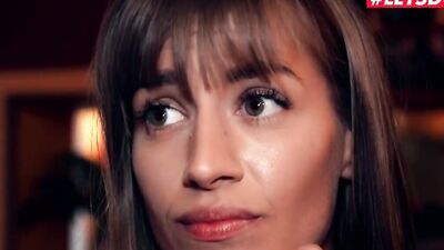 Naughty schoolgirl Silvia Dellai is being fucked to the balls