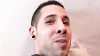 Dirty Latina sucks a cock and takes it in hairy pussy