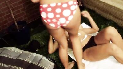 Amazing lesbians Romana Ryder and Rebecca Jessop licking wet cunts