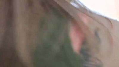 Horny brunette and redhead lesbians are touching their wet vaginas