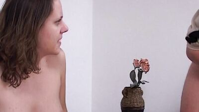 Amateur brunette slut is getting pounded hard on the floor