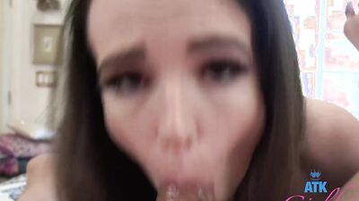 Brooke Johnson is getting dicked hard and receives a creampie