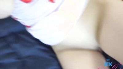 Brunette nurse Jasmine Wilde sucks solid cock in this close up video