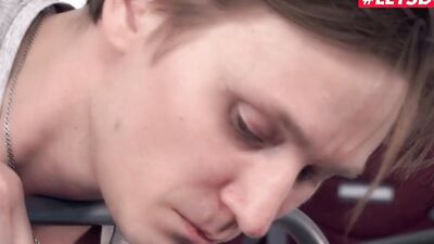 Stanley Johnson is stinging Freya Dee's shaved clit like a pro