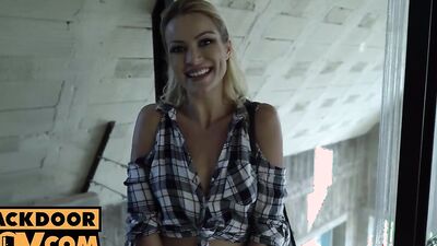 Cherry Kiss is a horny slut who likes to handle two dicks