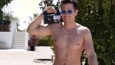 Rich tourist Alberto Blanco seduces sexy blonde lifeguard Allie Nicole