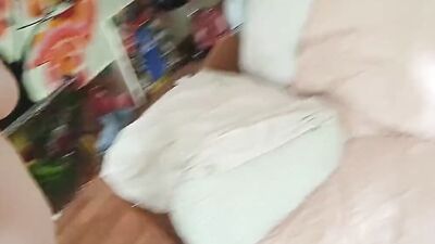 Fat girl is getting her puss destroyed by tattooed guy