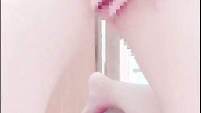 Unknown chick is masturbating her tight pussy in this close up video