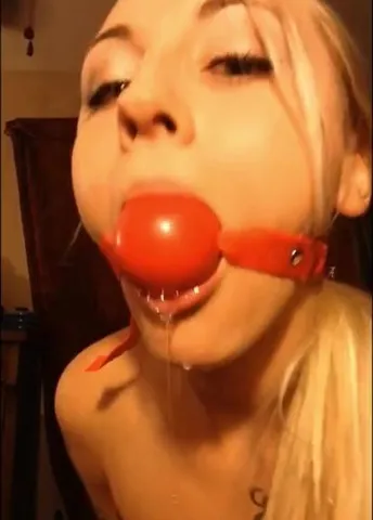 Duct Tape Mouth Girl Sexy - Nasty teen gets her mouth stuffed with panties, ball and duct tape @  BabesTube.com