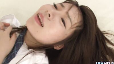 Nasty Japanese schoolgirls are eager to try big stiff cocks
