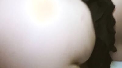 Sexy brunette bitch with big juicy tits is getting gangbanged