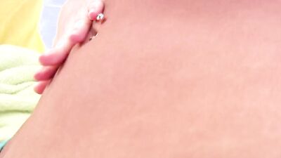 Lustful lesbian babes are fucking each other in the bathroom